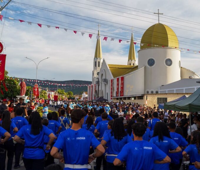 Cerca de 30 mil pessoas devem acompanhar as Cavalhadas de Jaraguá (Foto: Hegon Corrêa)