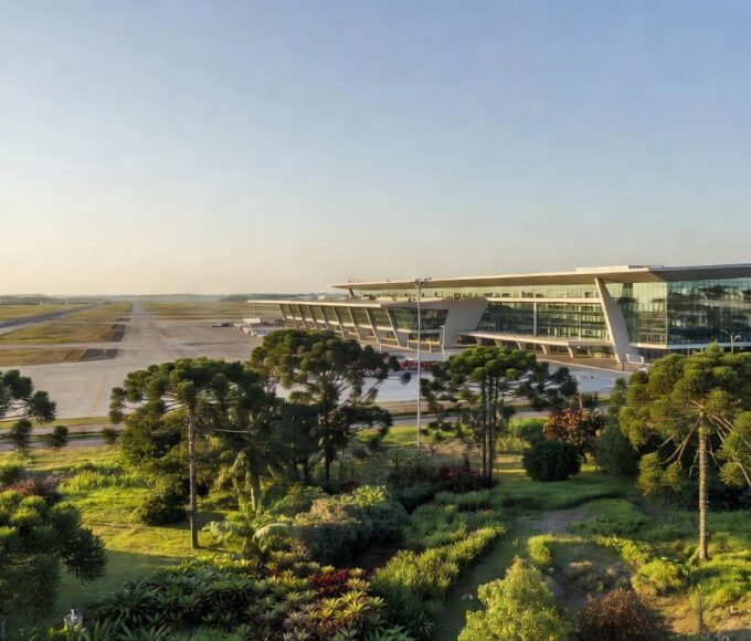 Aeroporto Afonso Pena Curitiba Paraná CWB São José dos Pinhais — Foto: Geraldo Bubniak/AEN
